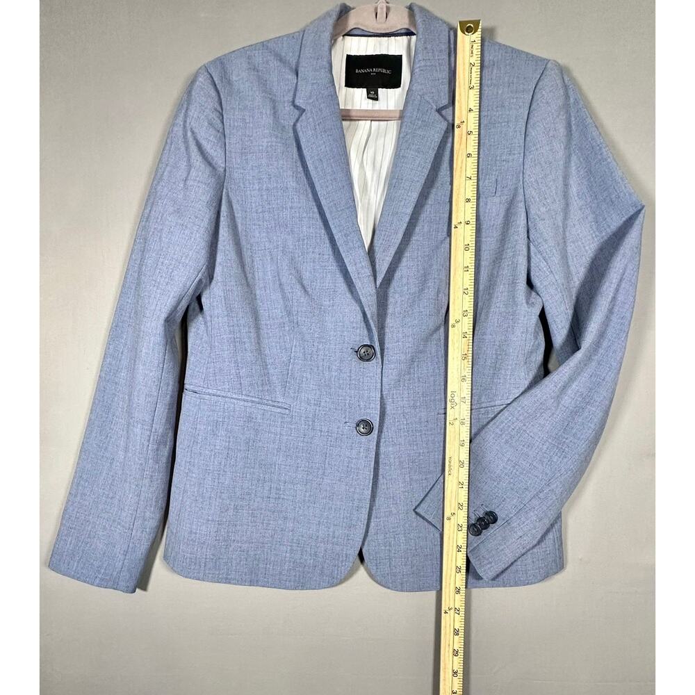 Banana Republic Women's Blue Blazer Suit Jacket Size 10 - Picture 9 of 10
